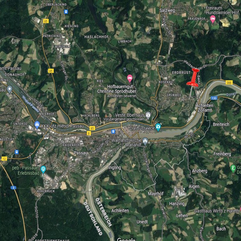 Karte von Passau